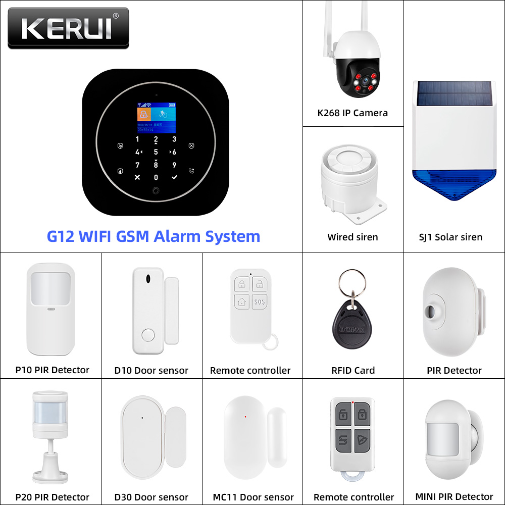 Home Automation System Diy - KERUI G12 2G Wifi Sistema di