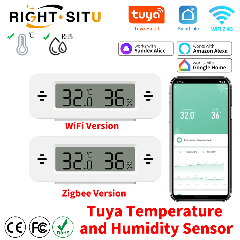 Home Automation Technology - Tuya WiFi Zigbee Mini sensore di