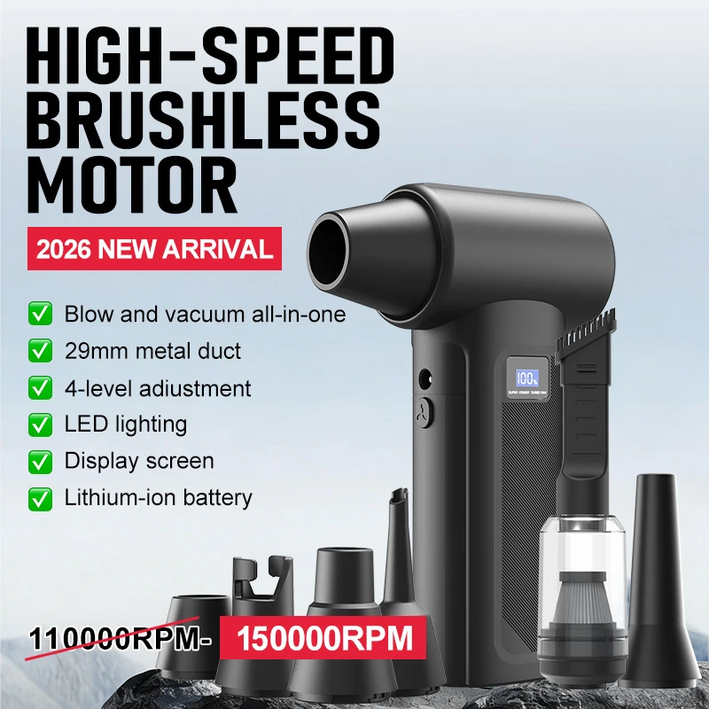 Home Automation System Diy - Ventilatore Turbo Senza Fili 150000 RPM,
