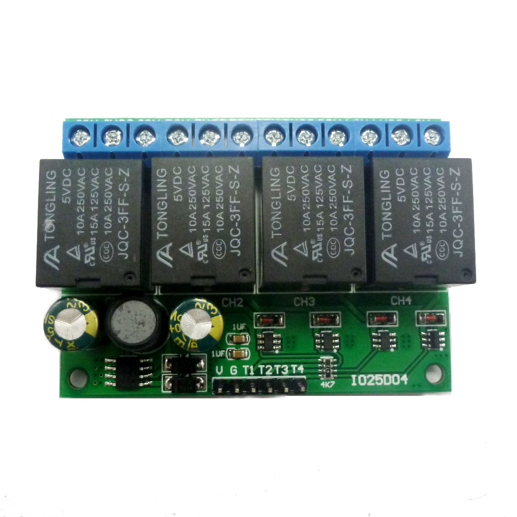 Shelly Relay Module - Modulo Relè Flip-Flop a 4 Canali