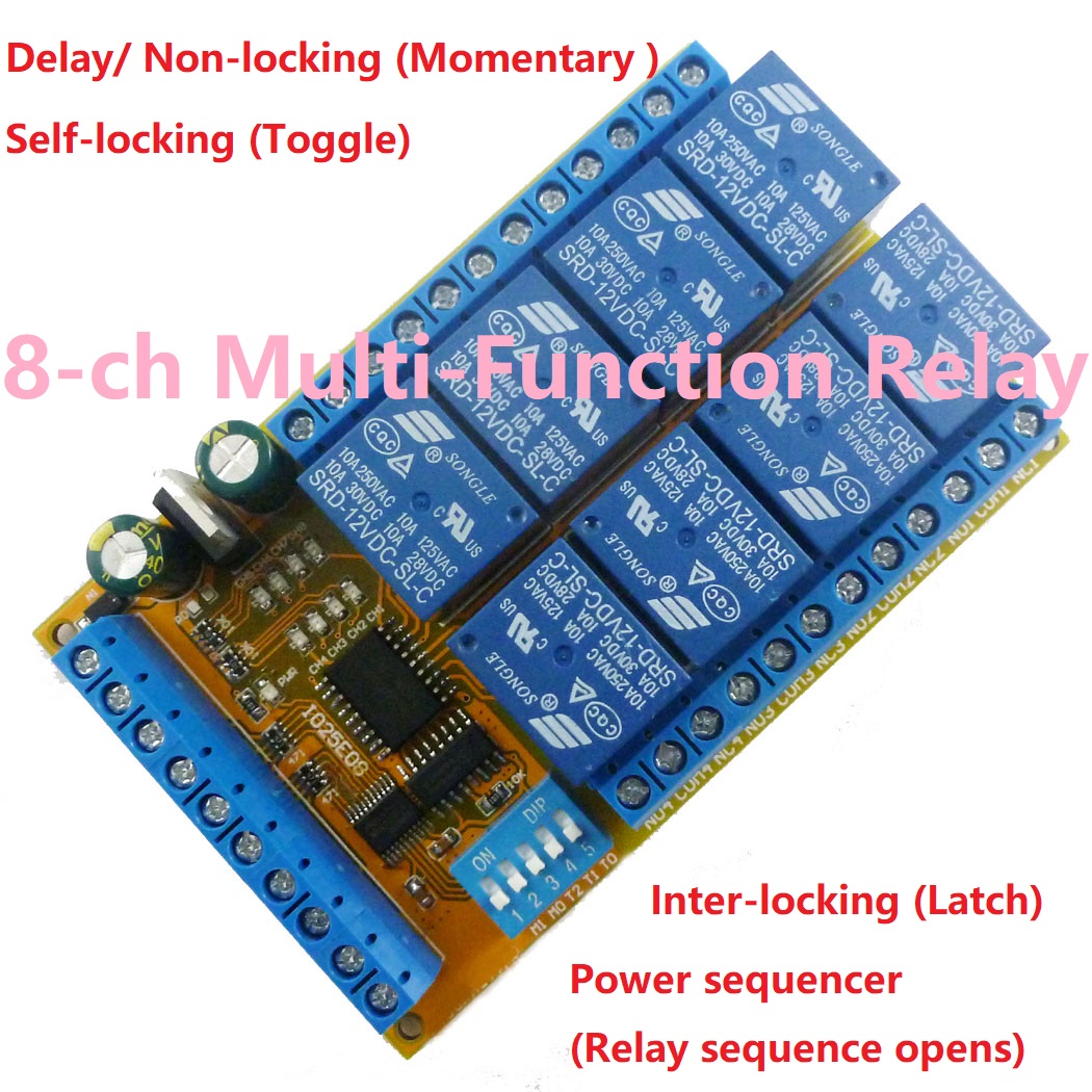 DC 5V 12V 24V 8 Canali Multifu - Shelly Relay Module recensione e prezzo