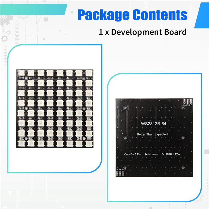 Tendenza 2025: Matrice LED WS2 - Rgb Led Matrix 8X8 recensione e prezzo