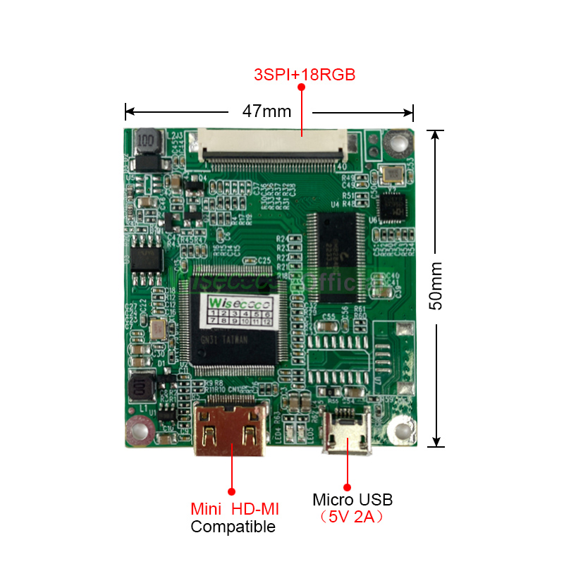 Wisecoco modulo LCD IPS circol - Home Automation Technology recensione e prezzo