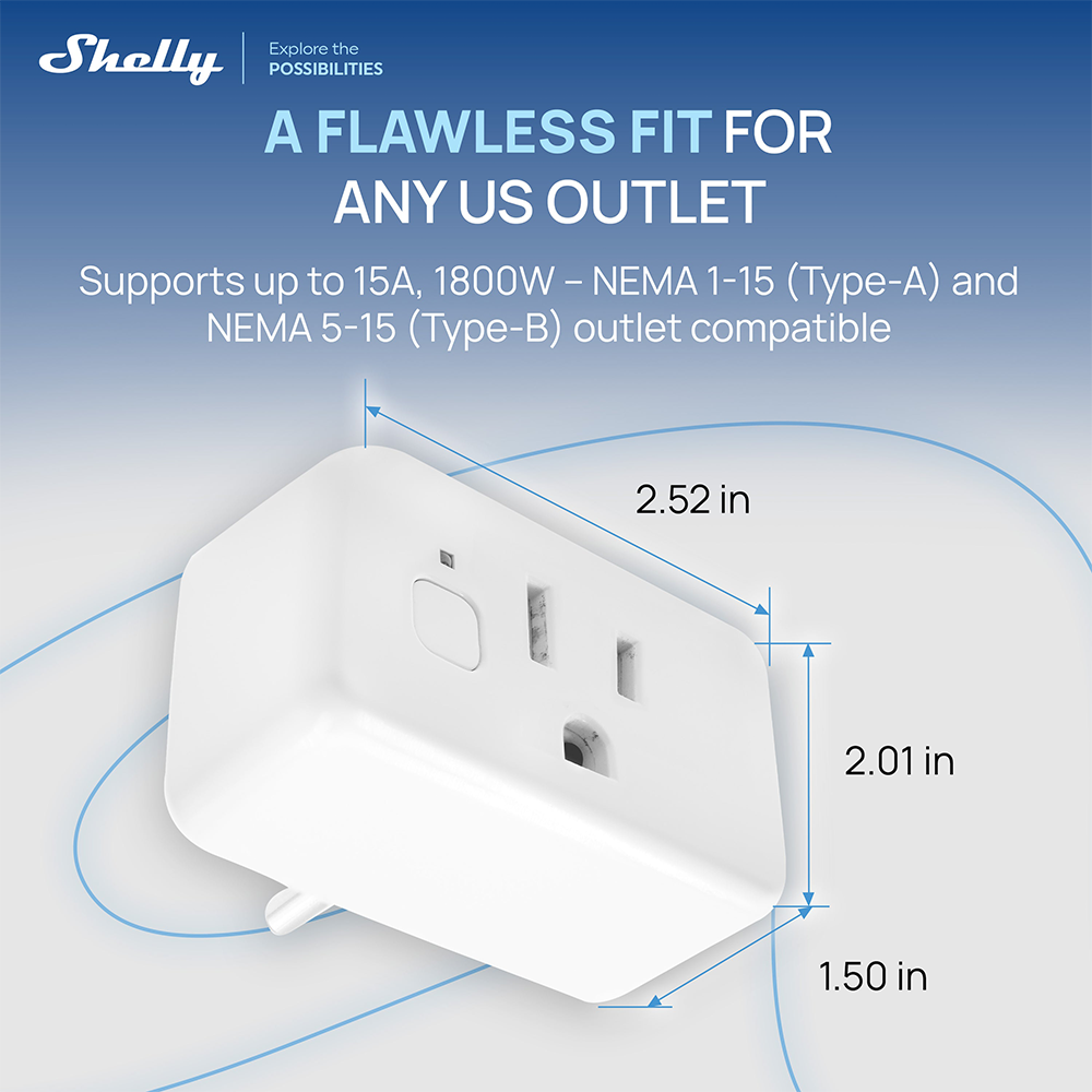 Shelly Plug US Gen4 Presa inte - Shelly Relay Module recensione e prezzo