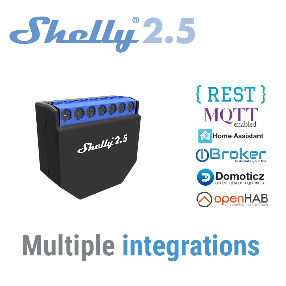 Shelly 2.5 Smart Home Doppio R - Shelly Relay Module recensione e prezzo