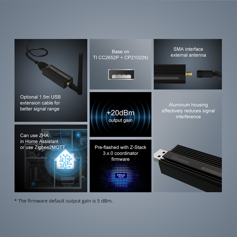 Gateway Zigbee 3.0 SONOFF ZBDo - Zigbee Coordinator Stick recensione e prezzo