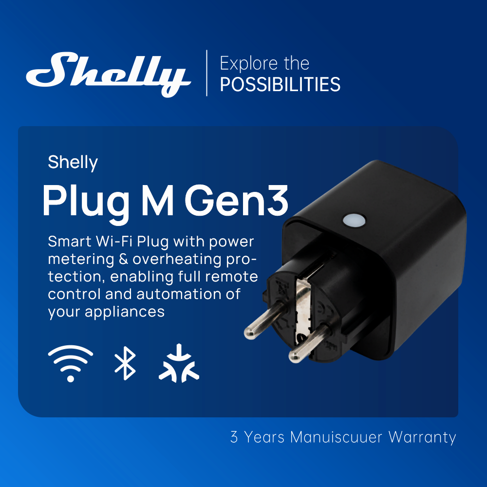 Shelly Plug M Gen3 WiFi Smart  - Shelly Relay Module recensione e prezzo