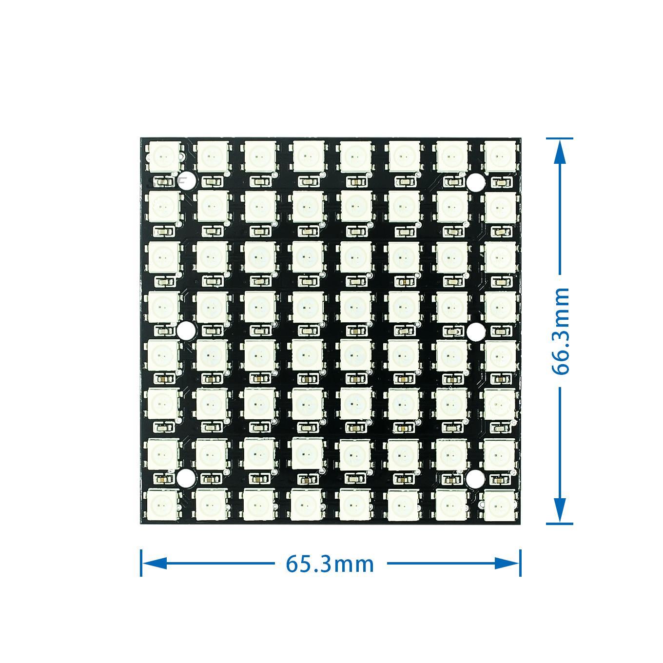 WS2812 LED 5050 RGB 8x8 4 16 2 - Rgb Led Matrix 8X8 recensione e prezzo