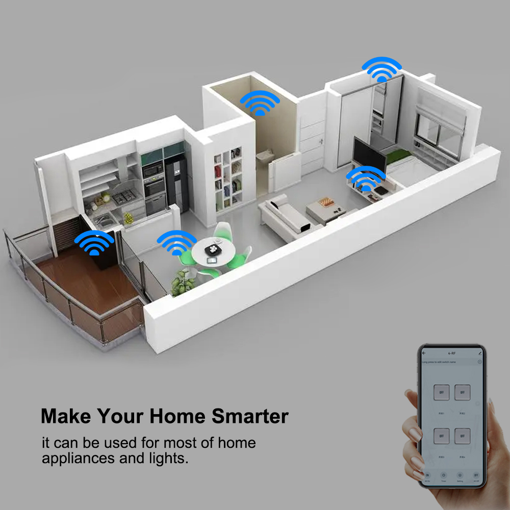 Modulo Relè Smart Switch 4CH p - Home Automation Technology recensione e prezzo